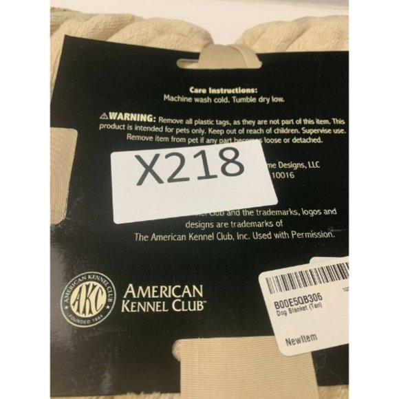 American Kennel Club Dog Blanket Polyester X218 - Picture 4 of 4
